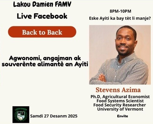Back to Back (2): Agwonomi, angajman ak souverènte alimantè an Ayiti