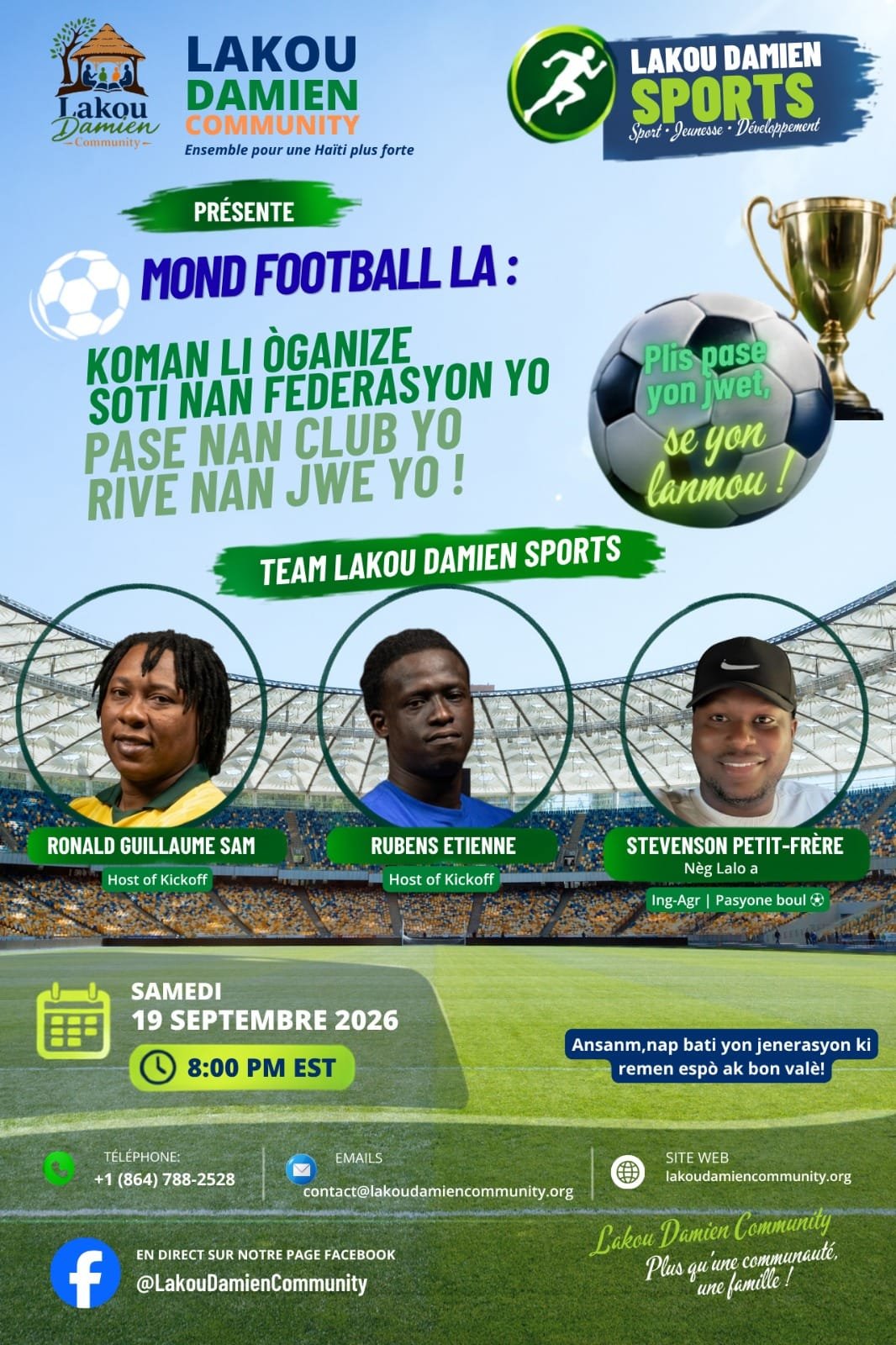 Mond Foutbòl la: kijan li òganize, depi nan federasyon yo, pase nan club yo, rive nan jwè yo